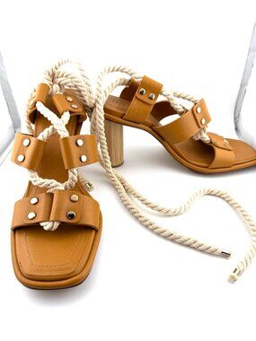 BRAND NEW ULLA JOHNSON ELVIE ROPE HIGH HEEL!!
